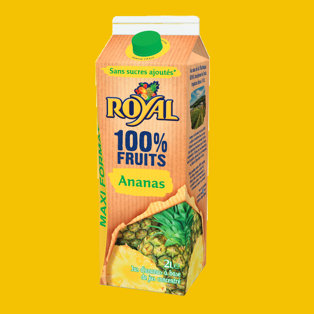 Royal - Jus 100% Ananas 2L